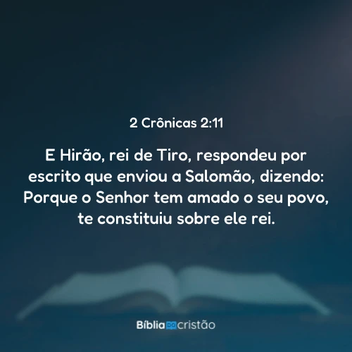 2 Crônicas 2:11