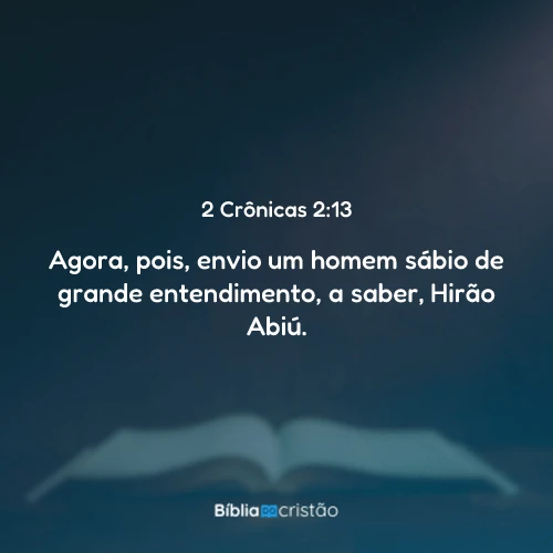 2 Crônicas 2:13