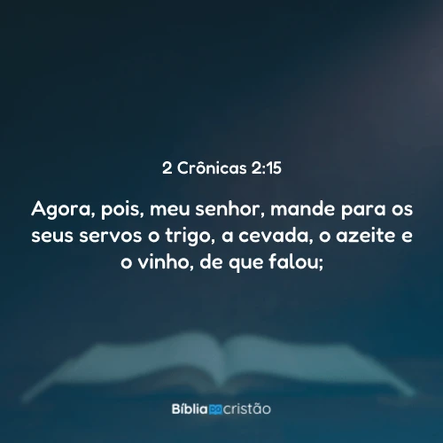 2 Crônicas 2:15