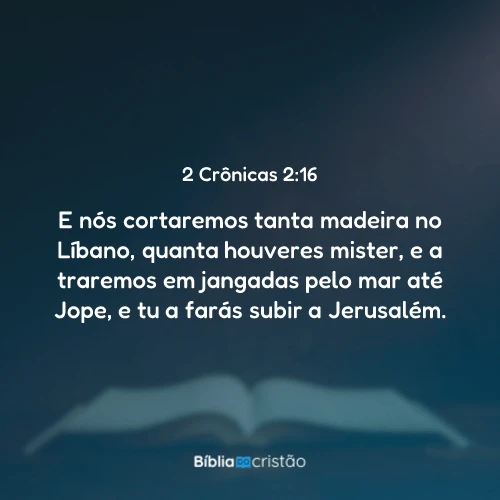 2 Crônicas 2:16
