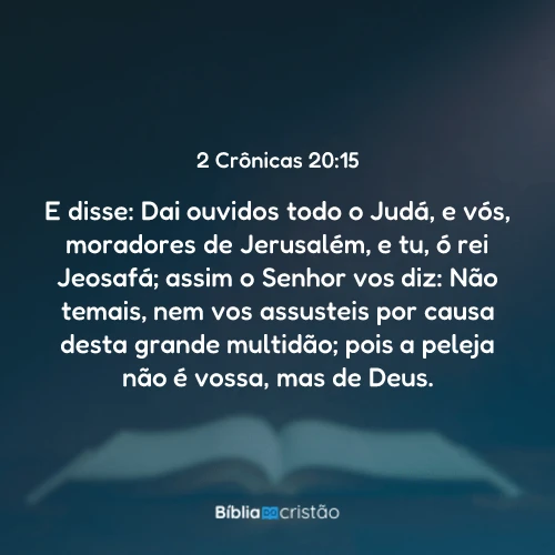 2 Crônicas 20:15