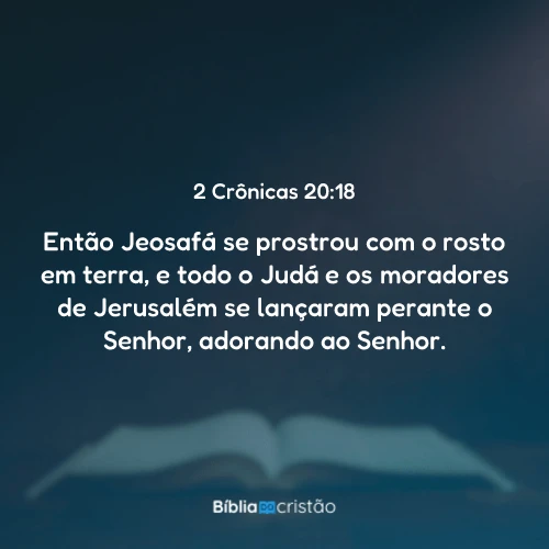 2 Crônicas 20:18