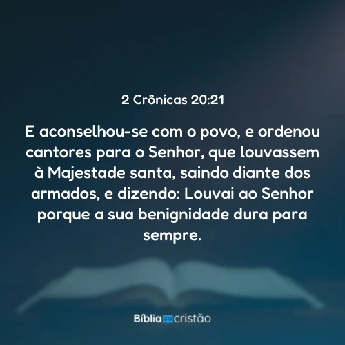 2 Crônicas 20:21