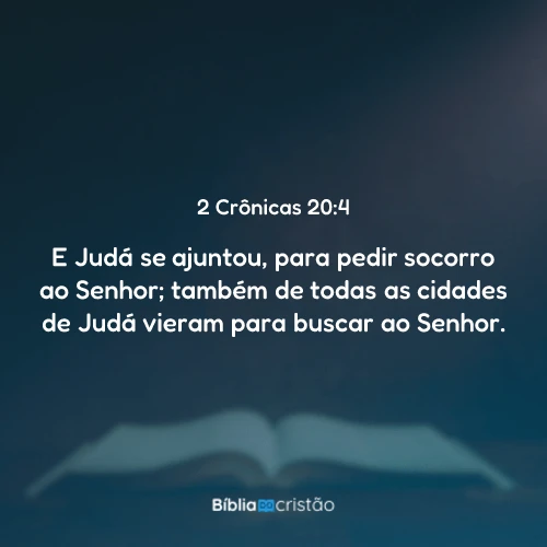 2 Crônicas 20:4