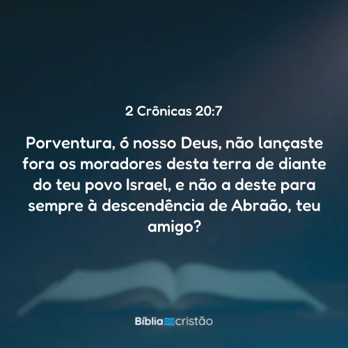 2 Crônicas 20:7