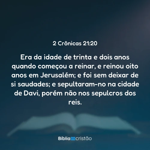 2 Crônicas 21:20