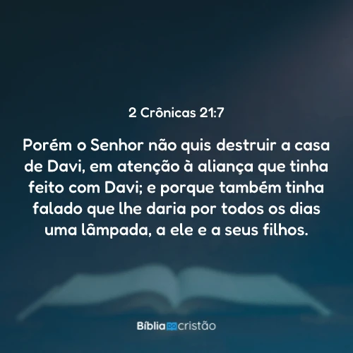 2 Crônicas 21:7