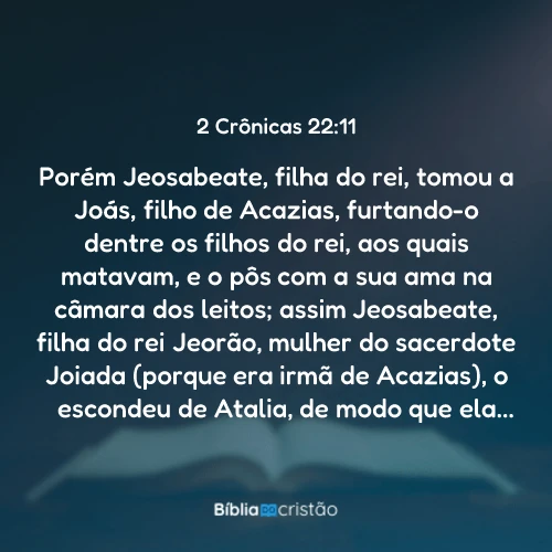 2 Crônicas 22:11