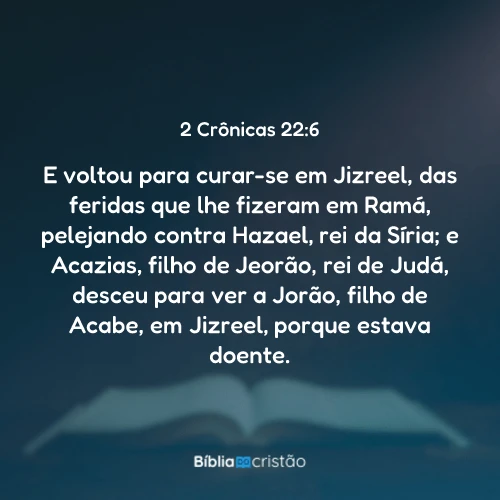 2 Crônicas 22:6
