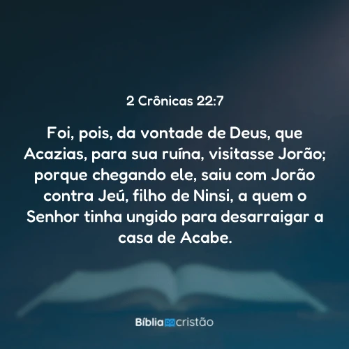 2 Crônicas 22:7