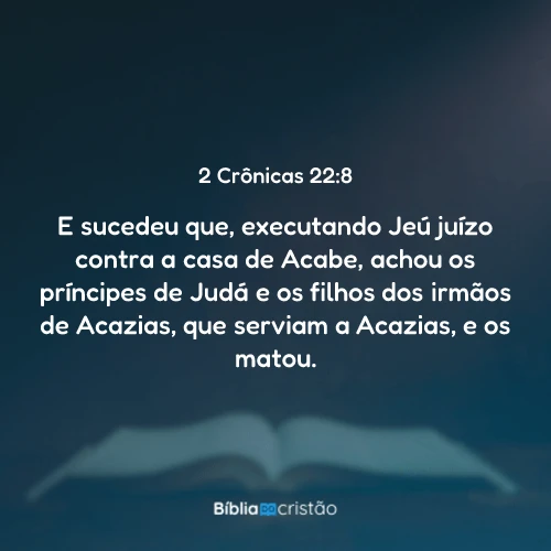 2 Crônicas 22:8