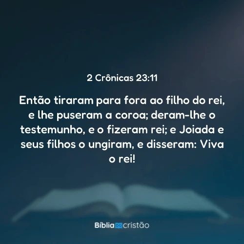 2 Crônicas 23:11