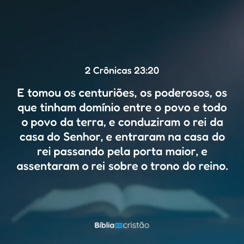 2 Crônicas 23:20
