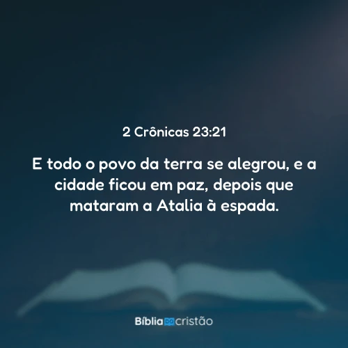 2 Crônicas 23:21