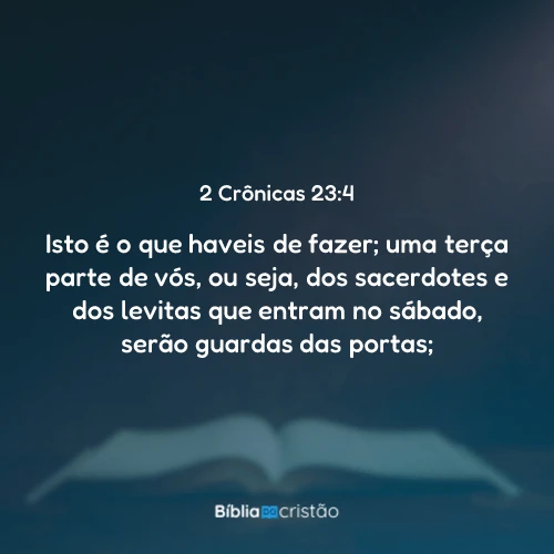 2 Crônicas 23:4