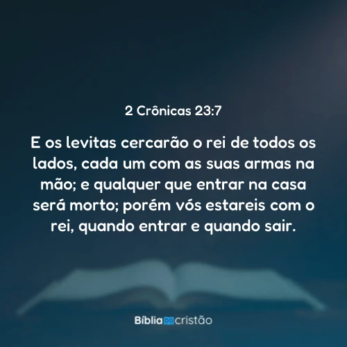 2 Crônicas 23:7