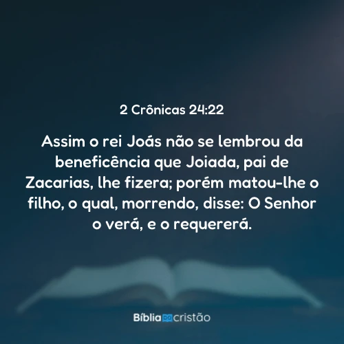 2 Crônicas 24:22