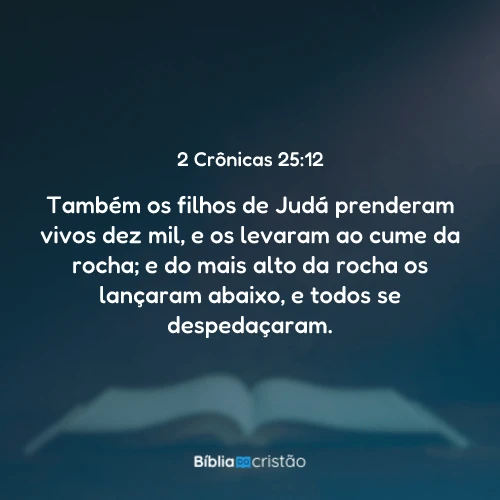 2 Crônicas 25:12