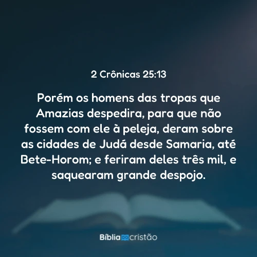 2 Crônicas 25:13