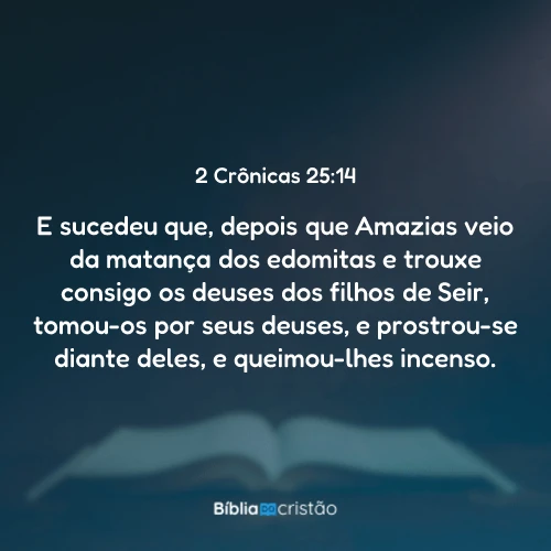 2 Crônicas 25:14