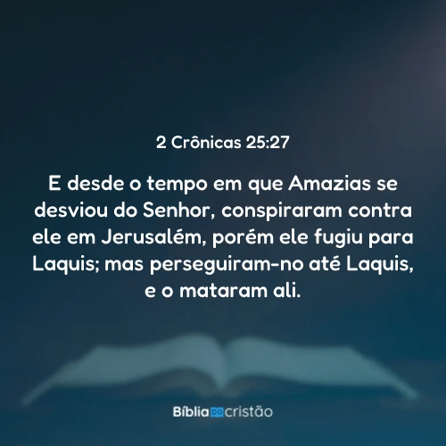 2 Crônicas 25:27