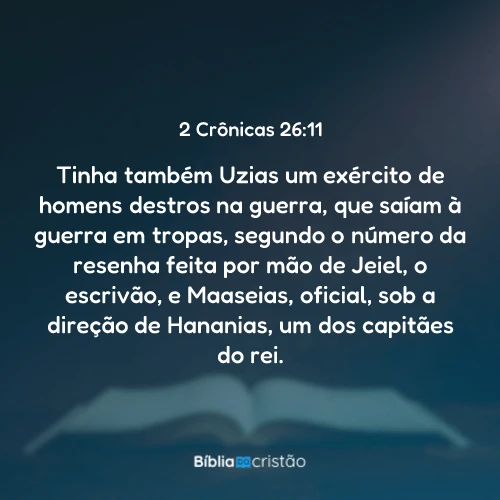 2 Crônicas 26:11