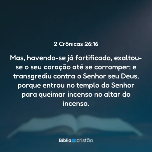 2 Crônicas 26:16