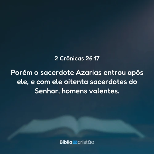 2 Crônicas 26:17