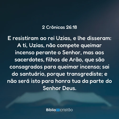 2 Crônicas 26:18