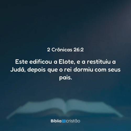 2 Crônicas 26:2