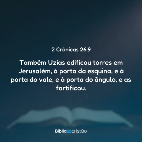 2 Crônicas 26:9