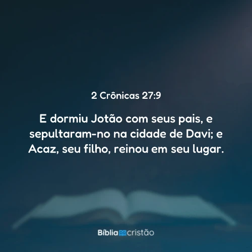 2 Crônicas 27:9
