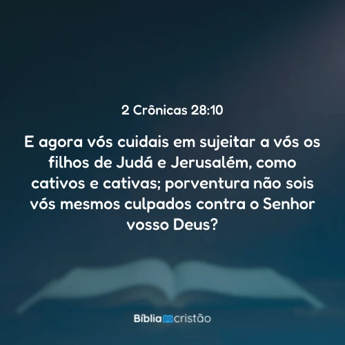 2 Crônicas 28:10