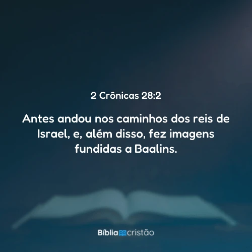 2 Crônicas 28:2