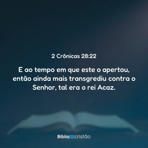 2 Crônicas 28:22