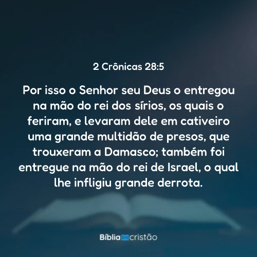 2 Crônicas 28:5