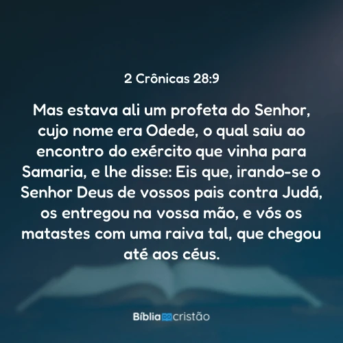 2 Crônicas 28:9