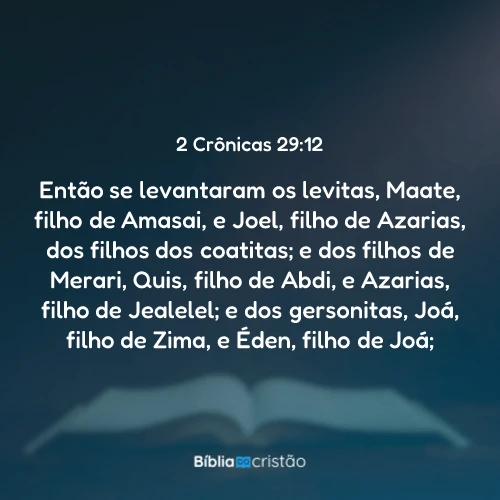 2 Crônicas 29:12