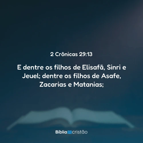 2 Crônicas 29:13
