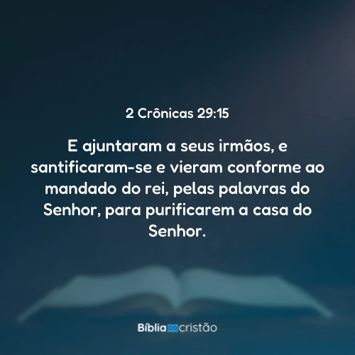 2 Crônicas 29:15