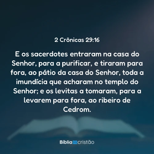 2 Crônicas 29:16