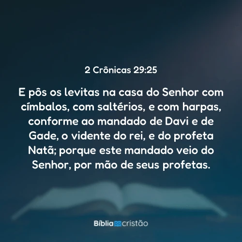 2 Crônicas 29:25