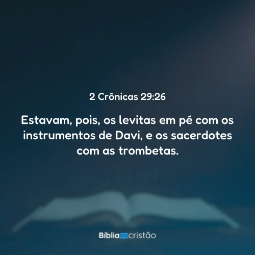 2 Crônicas 29:26