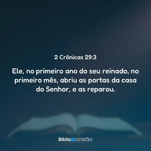 2 Crônicas 29:3