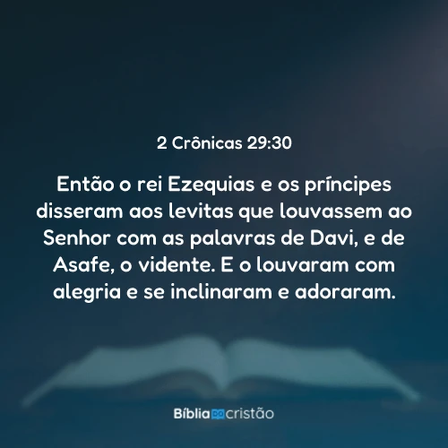 2 Crônicas 29:30