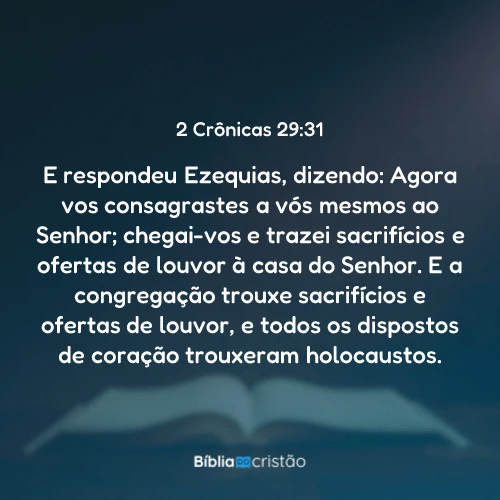 2 Crônicas 29:31