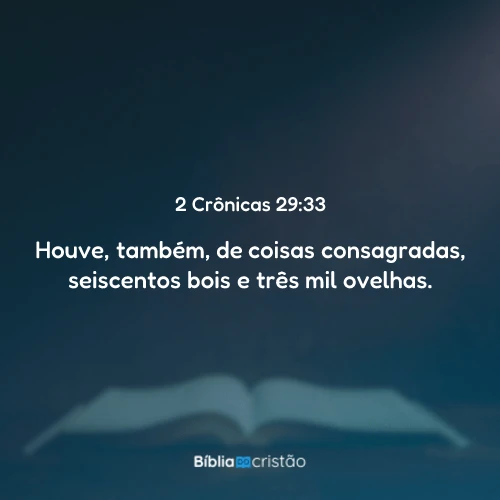 2 Crônicas 29:33