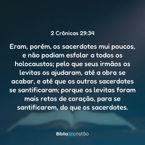 2 Crônicas 29:34