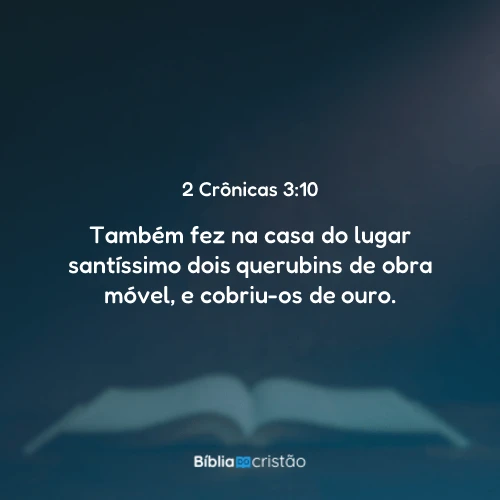 2 Crônicas 3:10