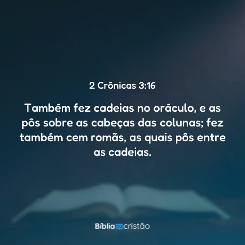 2 Crônicas 3:16
